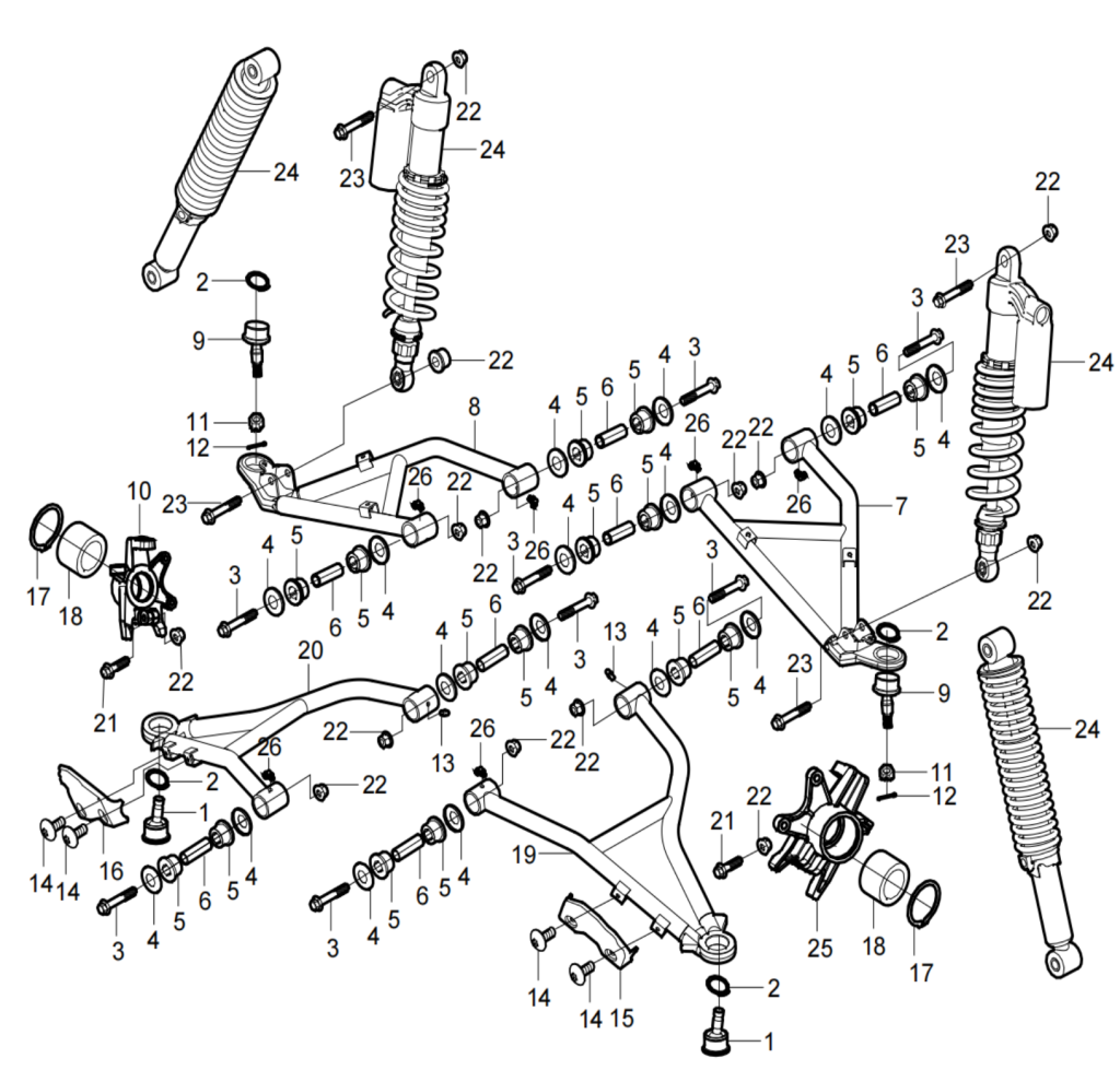 DIAGRAM 2025 AODES FRONT SUSPENSION SYSTEM F03