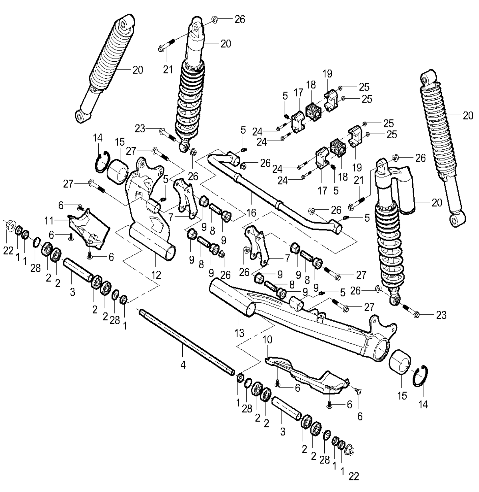 DIAGRAM 2025 AODES REAR SUSPENSION SYSTEM F04