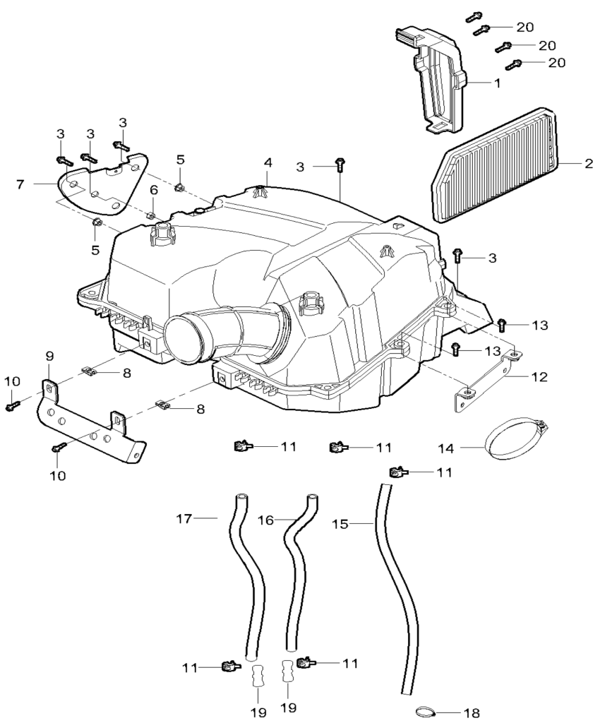 DIAGRAM 2025 AODES INTAKE SYSTEM F10
