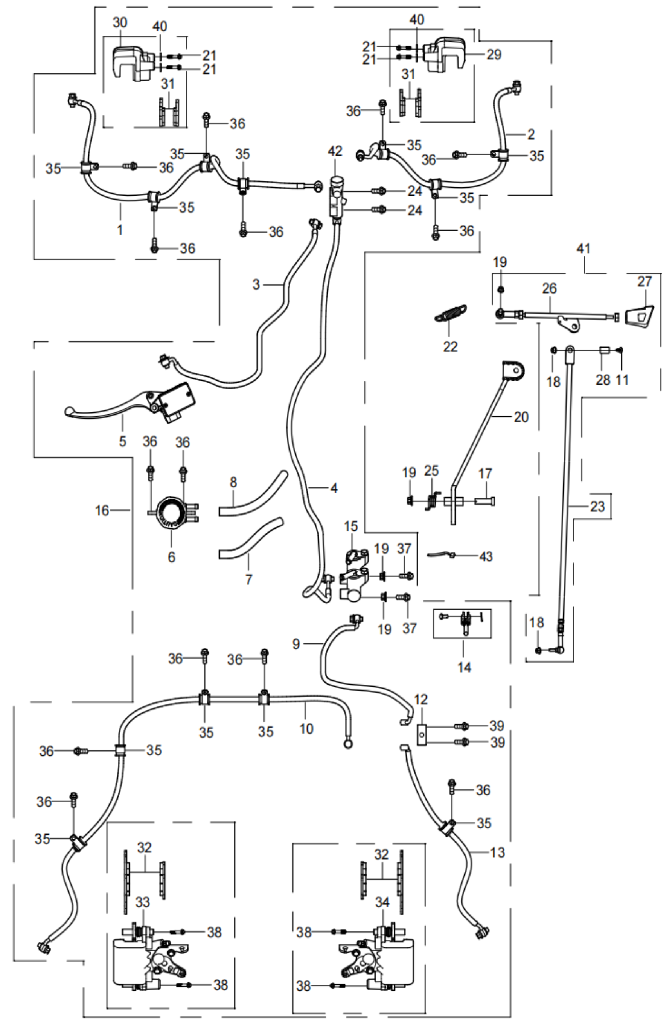 DIAGRAM 2025 AODES BRAKING SYSTEM F13