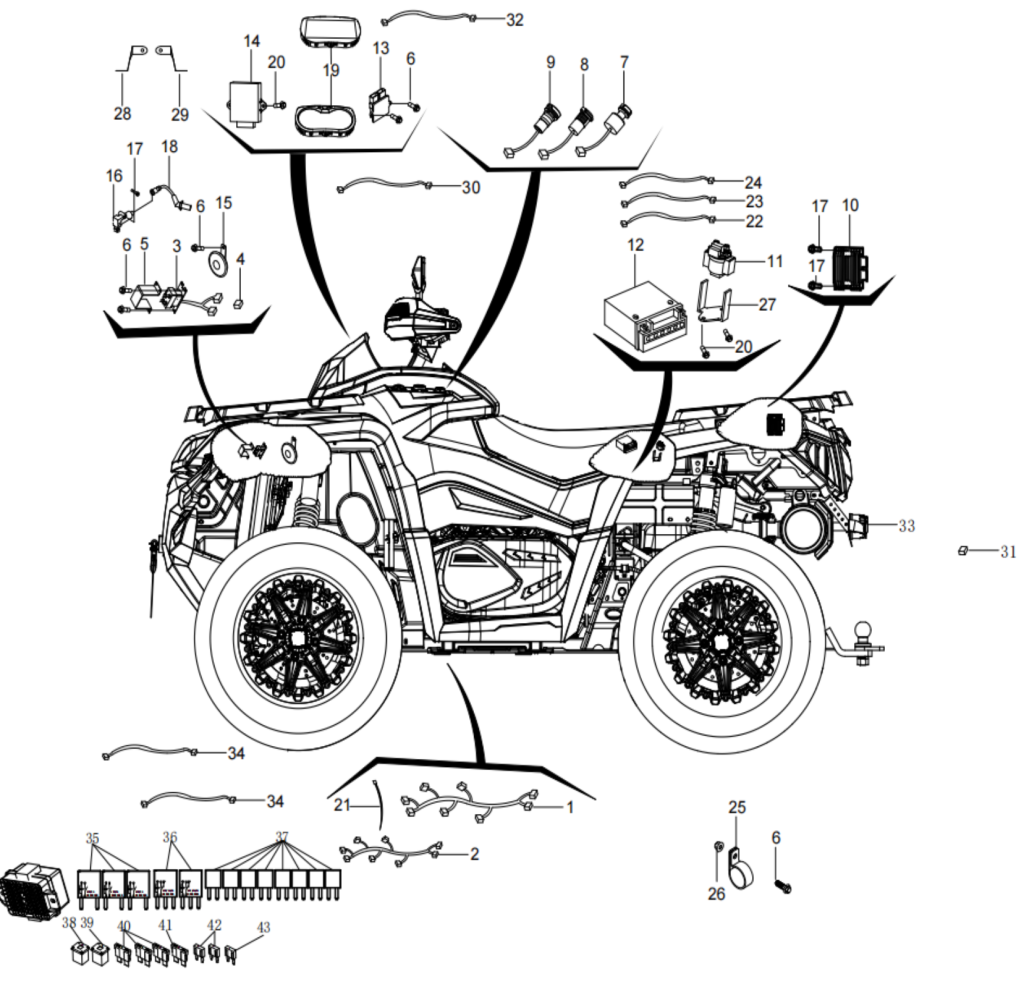 DIAGRAM 2025 AODES ELECTRICAL PARTS F17