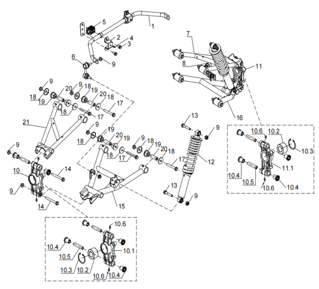 DIAGRAM 2025 AODES REAR SUSPENSION SYSTEM F03