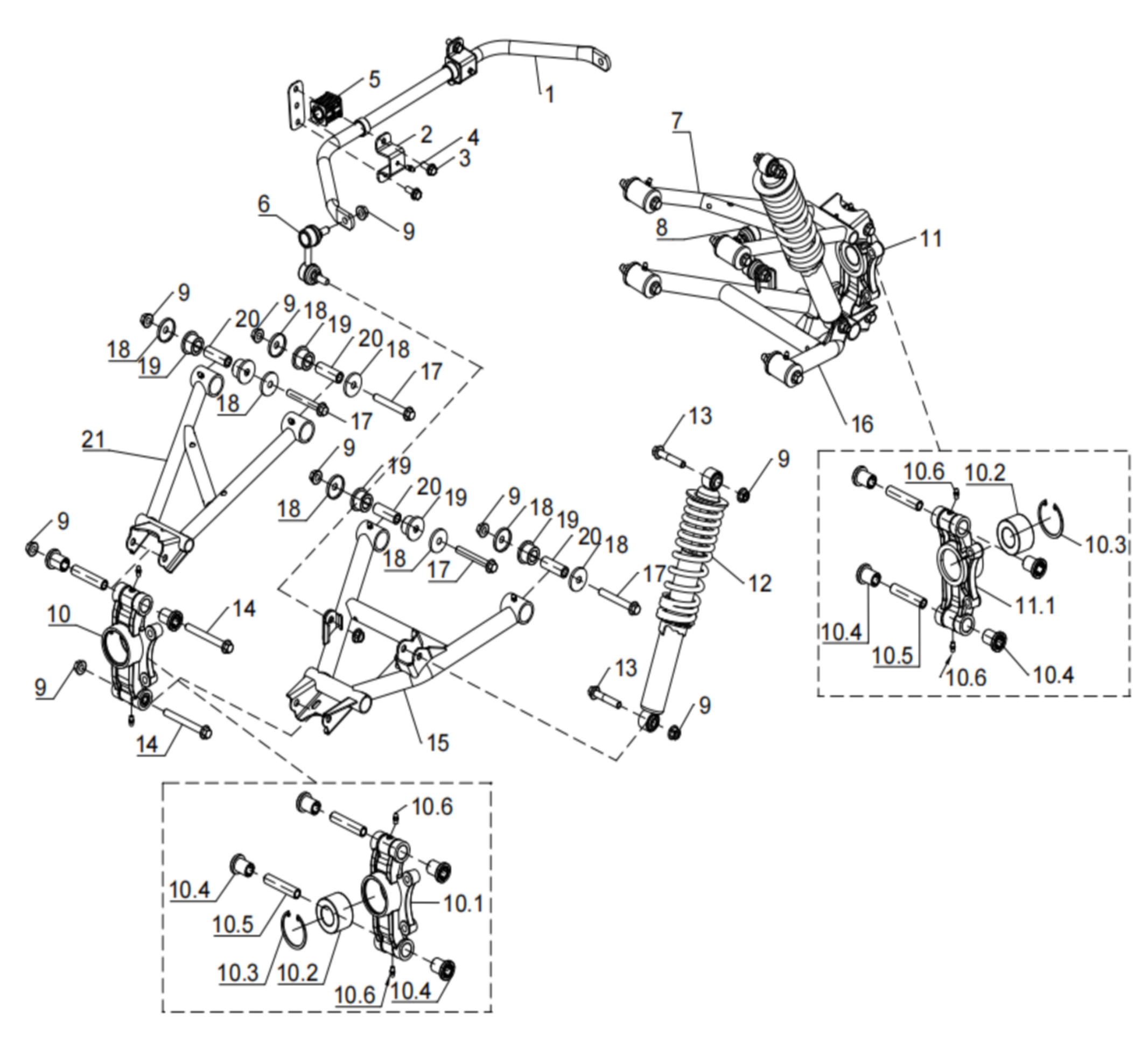 DIAGRAM 2025 AODES REAR SUSPENSION SYSTEM F03