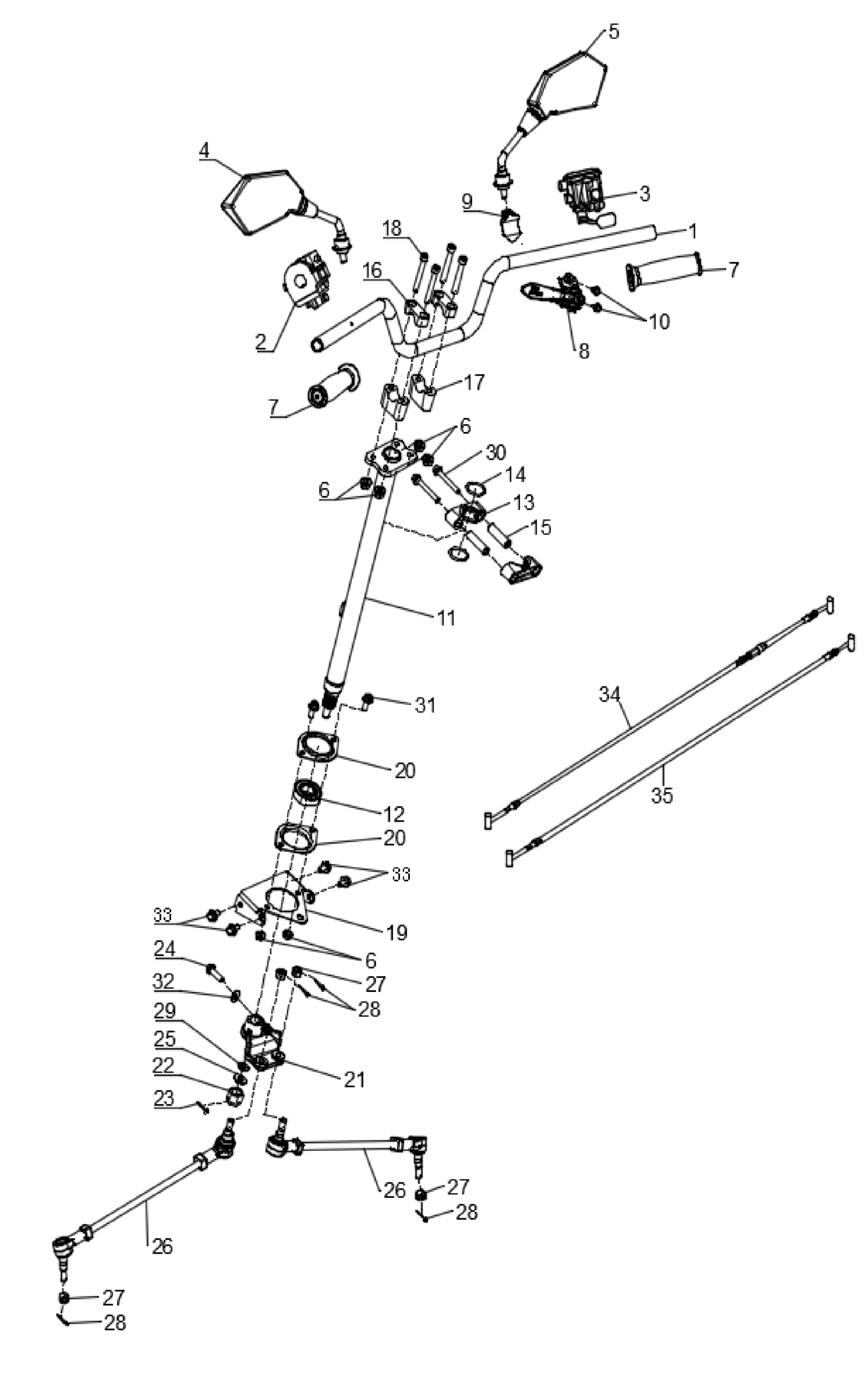DIAGRAM 2025 AODES HANDLEBAR F04