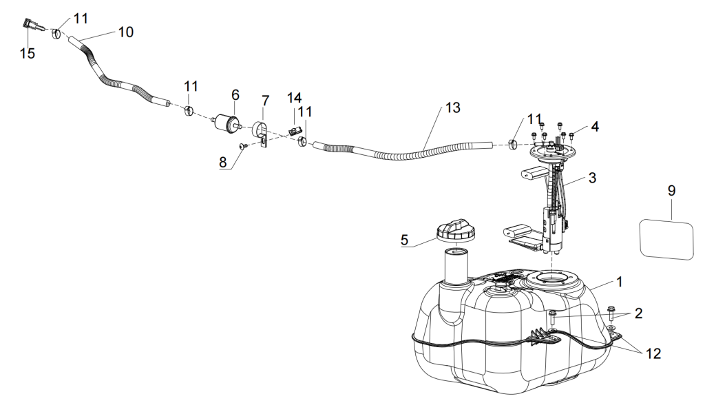DIAGRAM 2025 AODES FUEL SYSTEM F07