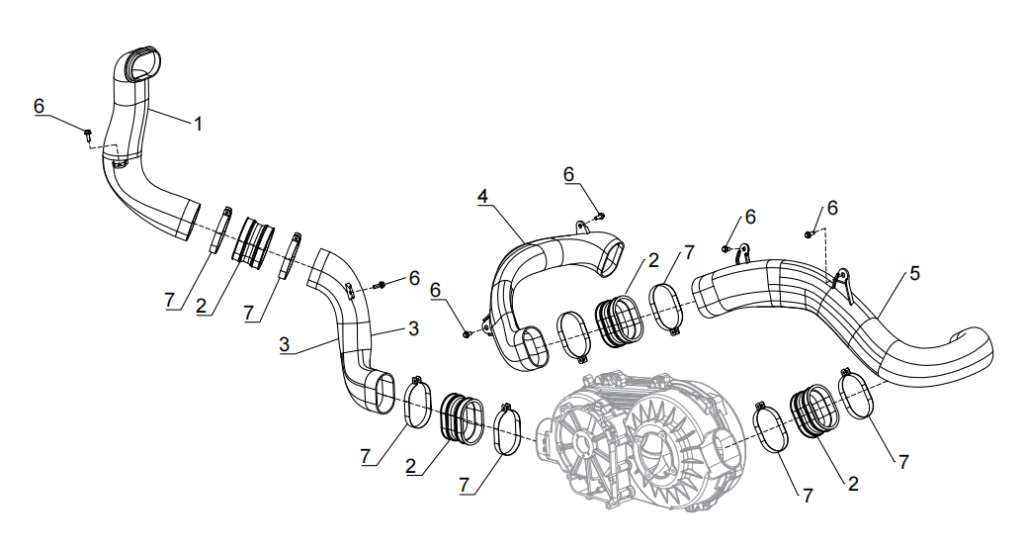 DIAGRAM 2025 AODES CVT INTAKE&EXHAUST SYSTEM F10