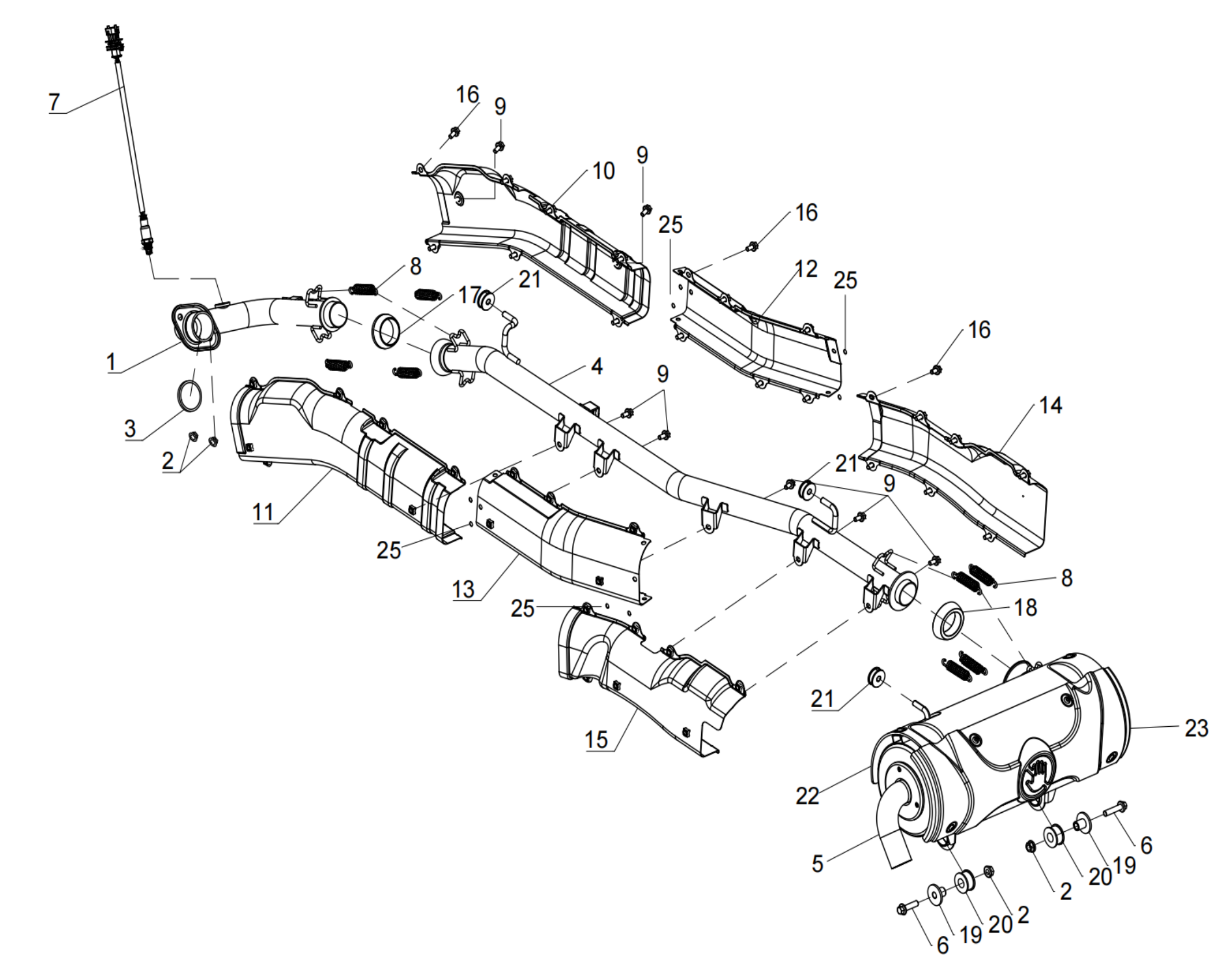 DIAGRAM 2025 AODES EXHAUST SYSTEM F12