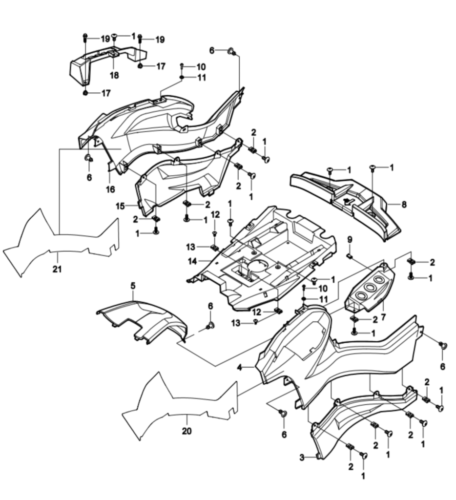 DIAGRAM 2025 AODES  SIDEBOARD COMBINATION F19