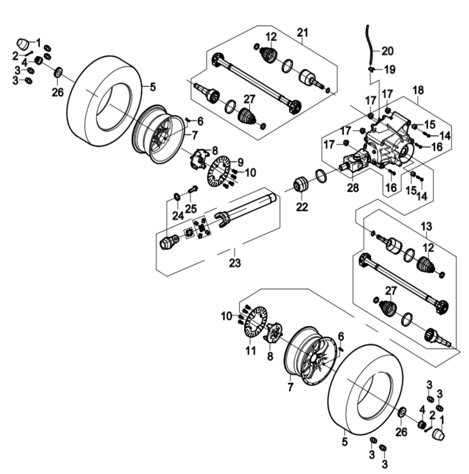 DIAGRAM 2025 AODES REAR DRIVE SYSTEM F02
