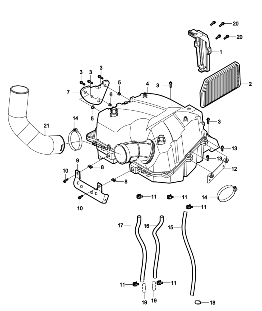 DIAGRAM 2024 AODES INTAKE SYSTEM F10