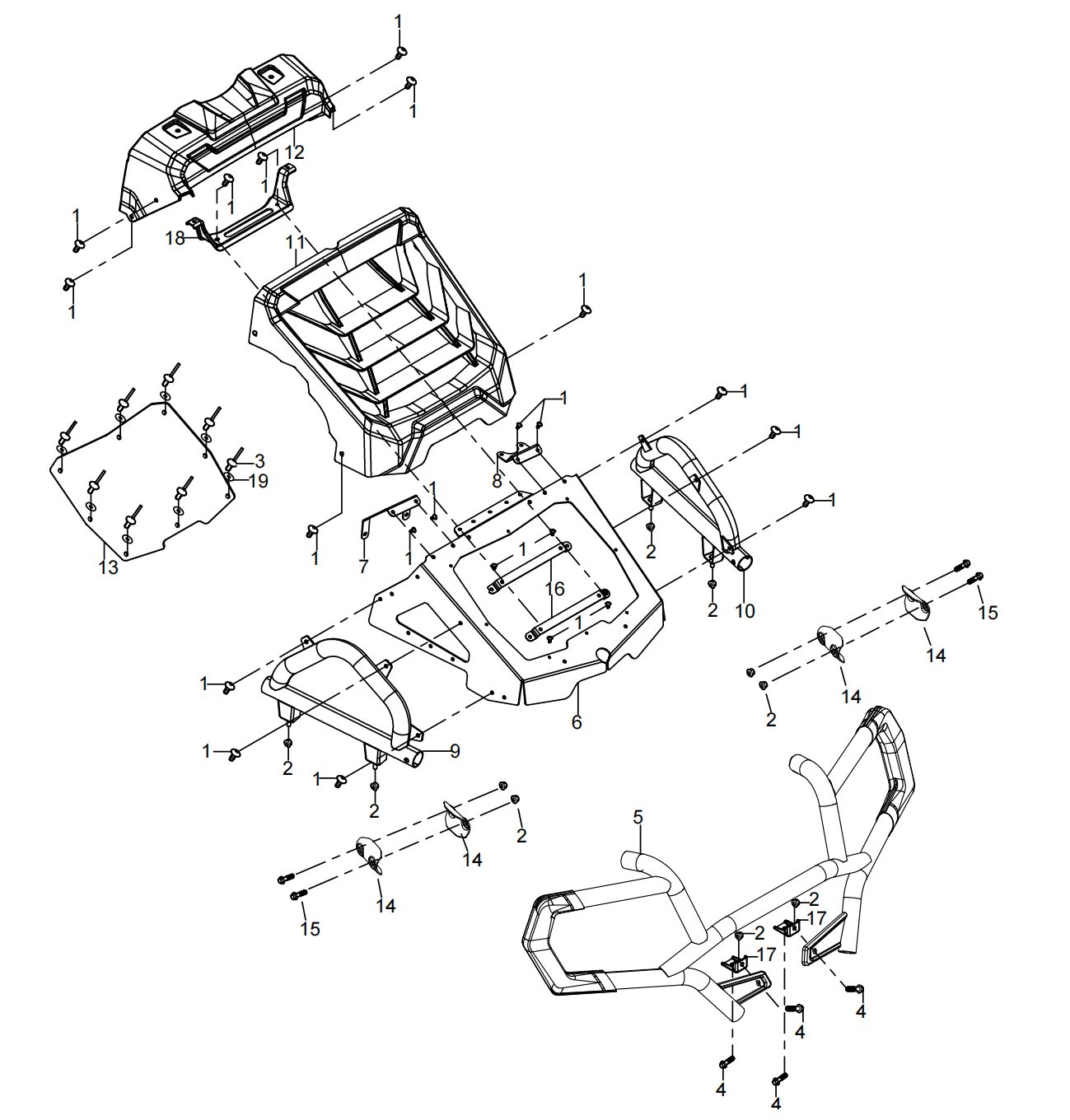 DIAGRAM 2026 AODES MUD FRONT RACKS&FRONT BUMPER F21