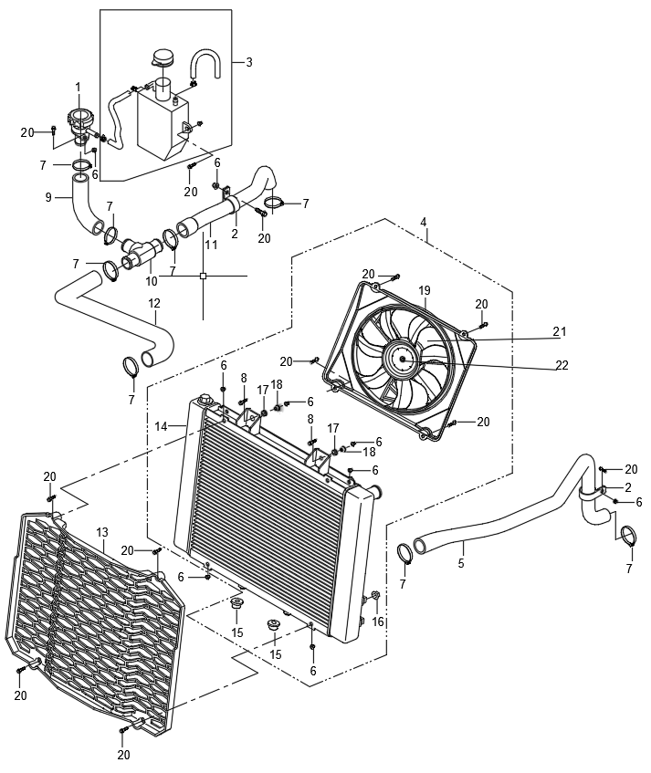 DIAGRAM 2026 AODES COOLING SYSTEM F15