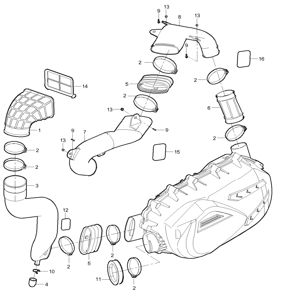 DIAGRAM 2026 AODES CVT INTAKE&EXHAUST SYSTEM F11