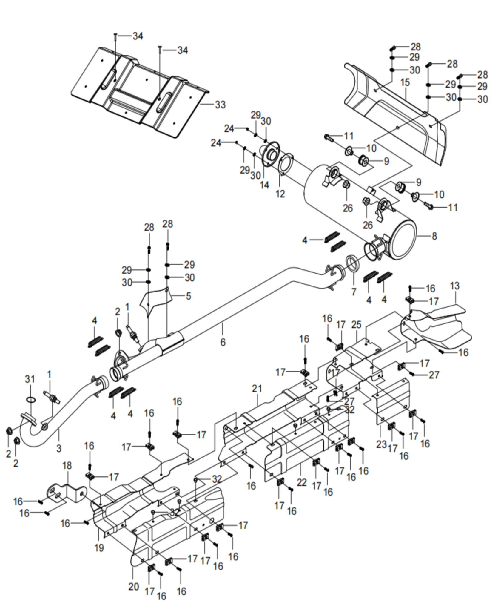 DIAGRAM 2026 AODES EXHAUST SYSTEM F13