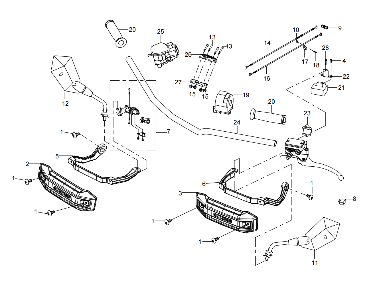 DIAGRAM 2026 AODES HANDLEBAR F05