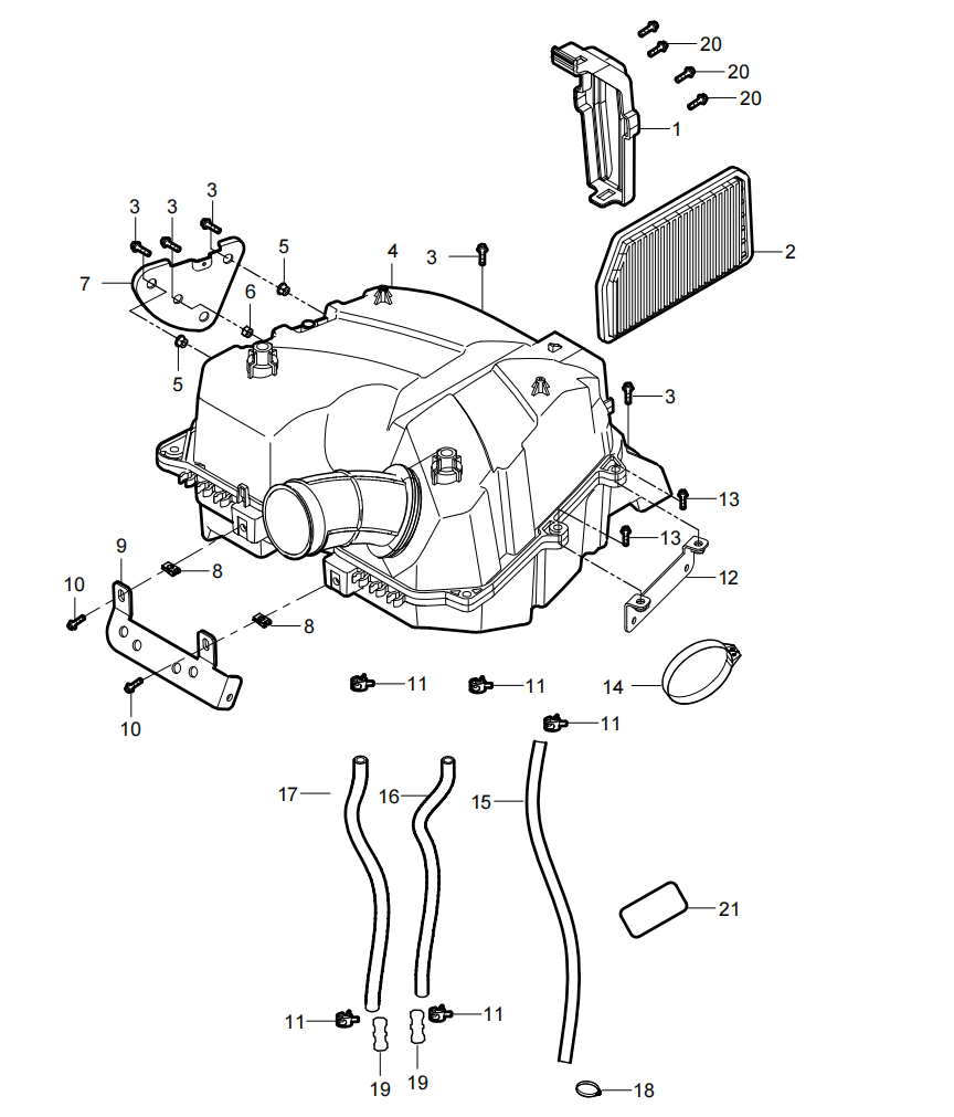 DIAGRAM 2026 AODES INTAKE SYSTEM F10