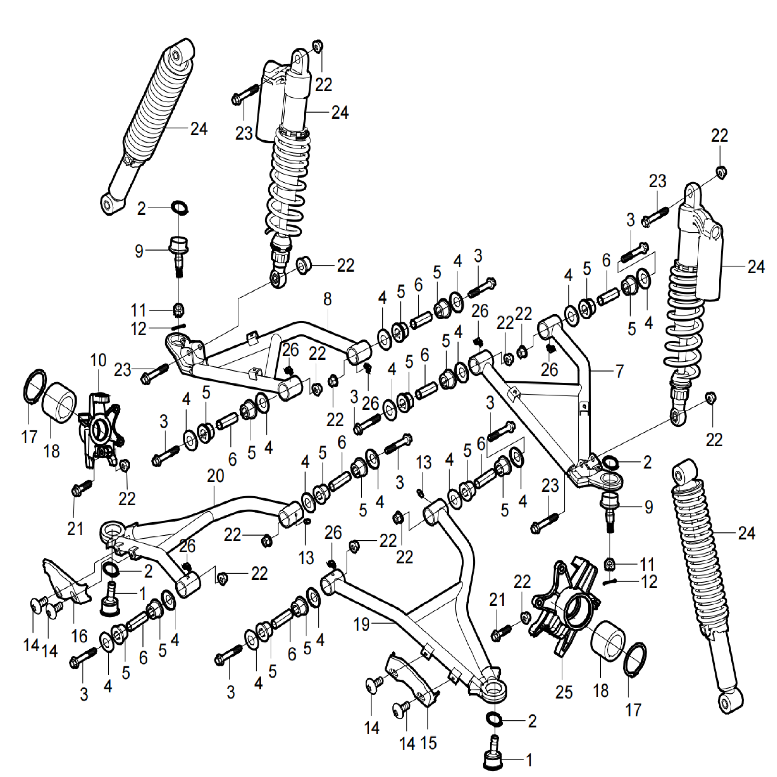 DIAGRAM 2026 AODES FRONT SUSPENSION SYSTEM F03