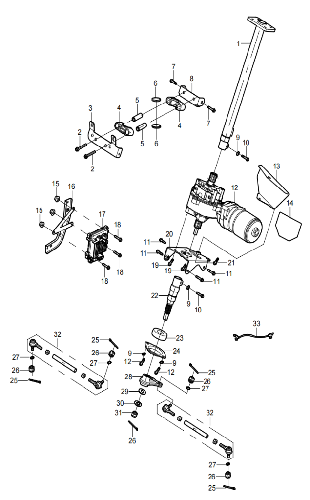 DIAGRAM 2026 AODES STEERING SYSTEM(SEPARATED EPS) F06